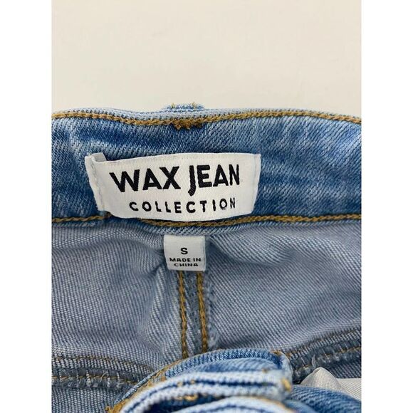 Wax Jeans Distressed Uber High Rise Cut-Off Jean Shorts Dirty Dancing - Sz Small - Picture 9 of 9